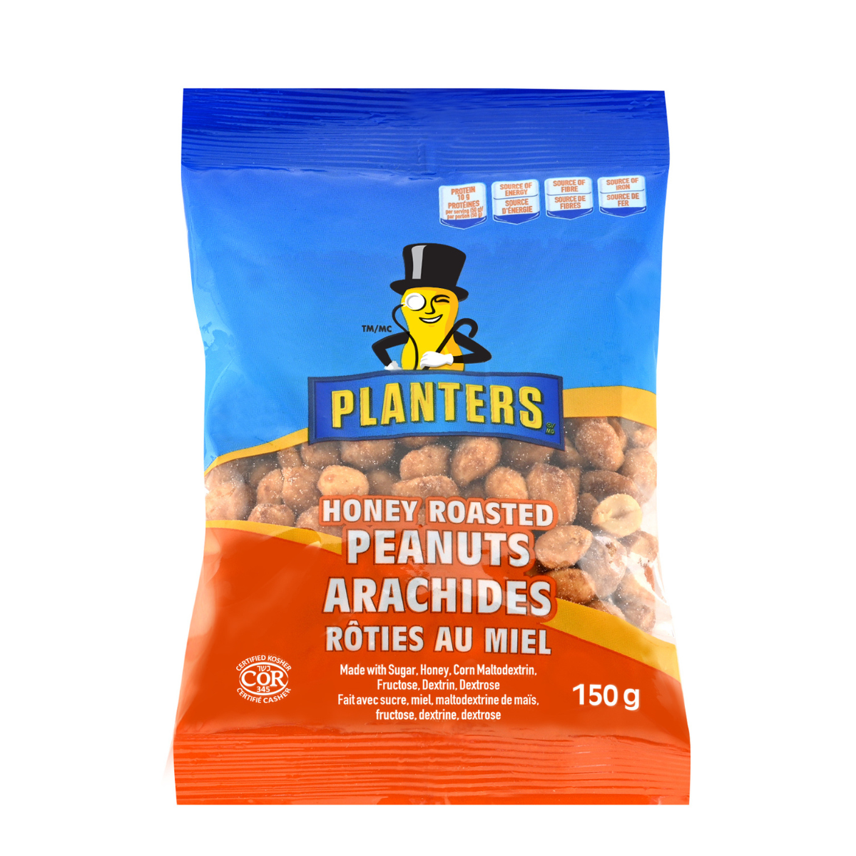 Planters® Honey Roasted Peanuts, 18.5 oz - Fry's Food Stores